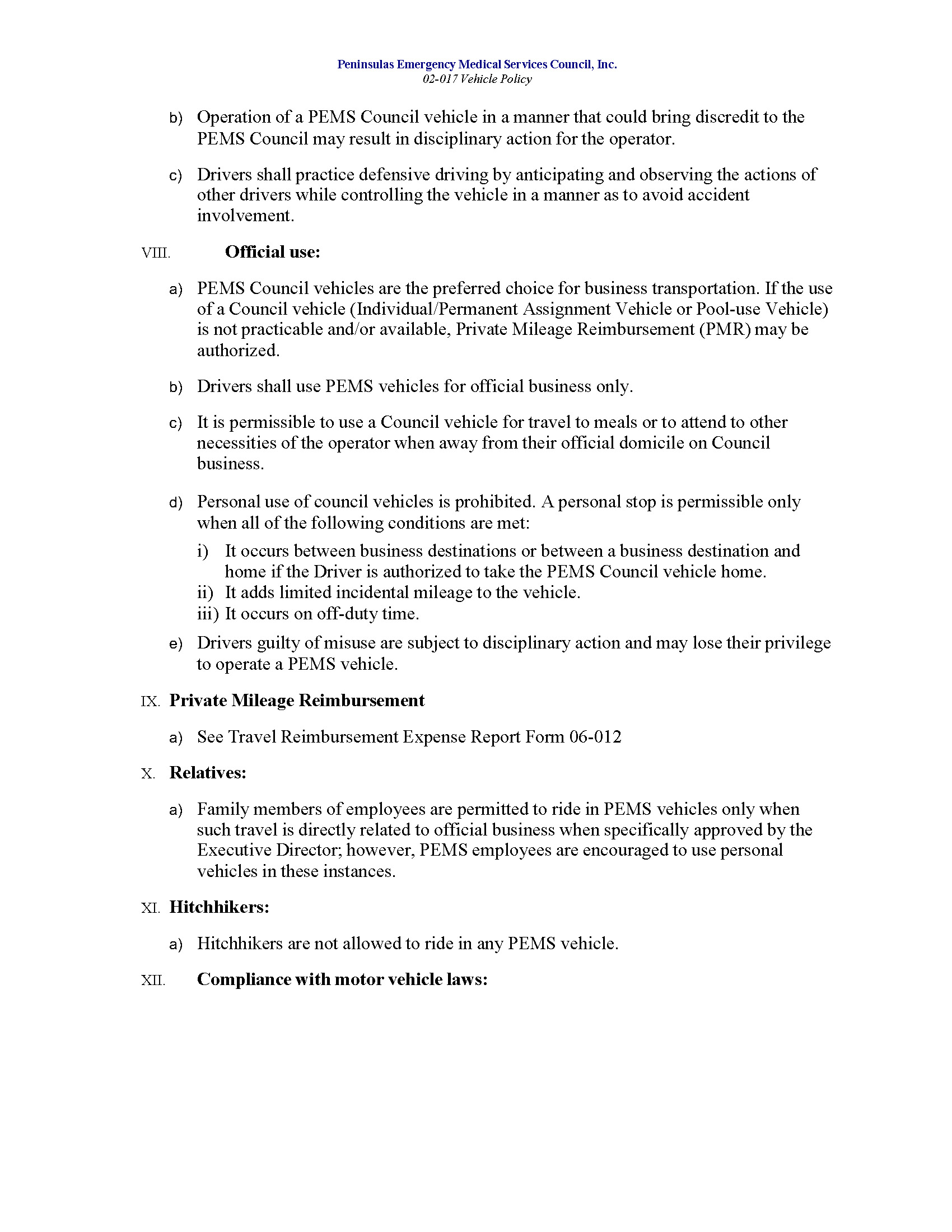 02 017 Vehicle Policy 12 18 Page 4