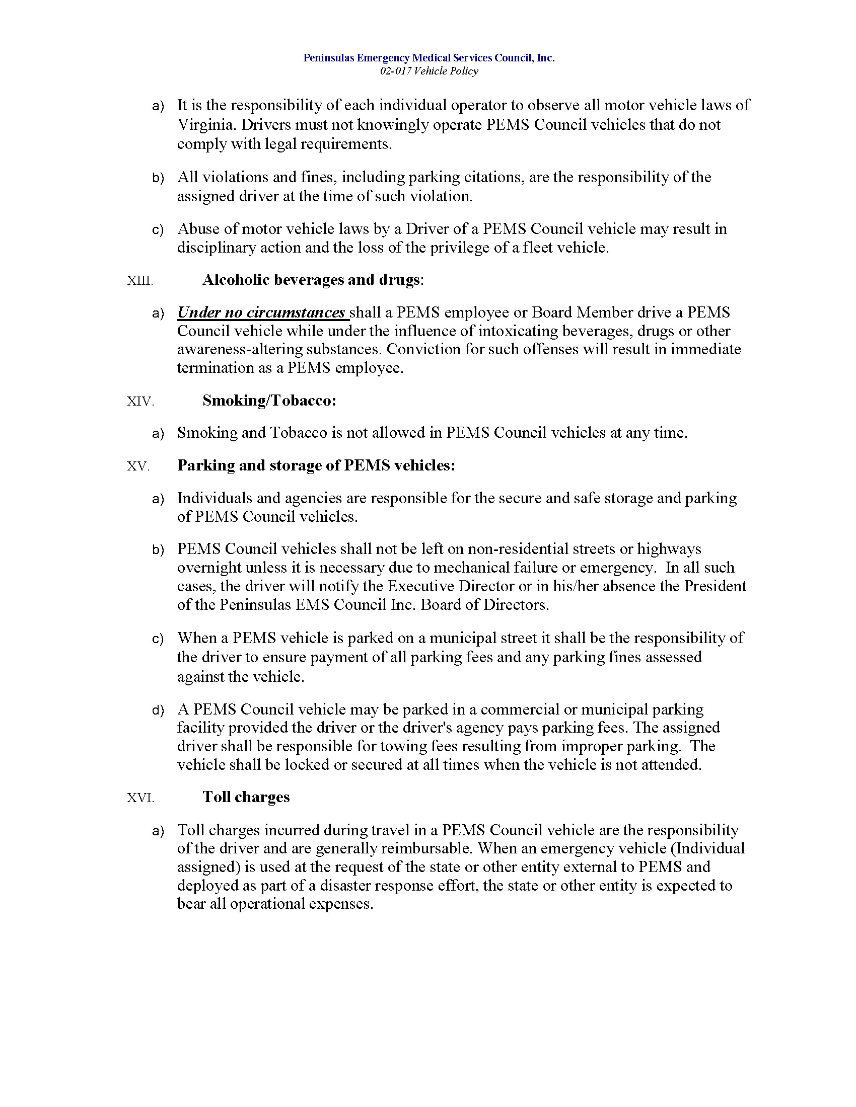 02 017 Vehicle Policy 12 18 Page 5